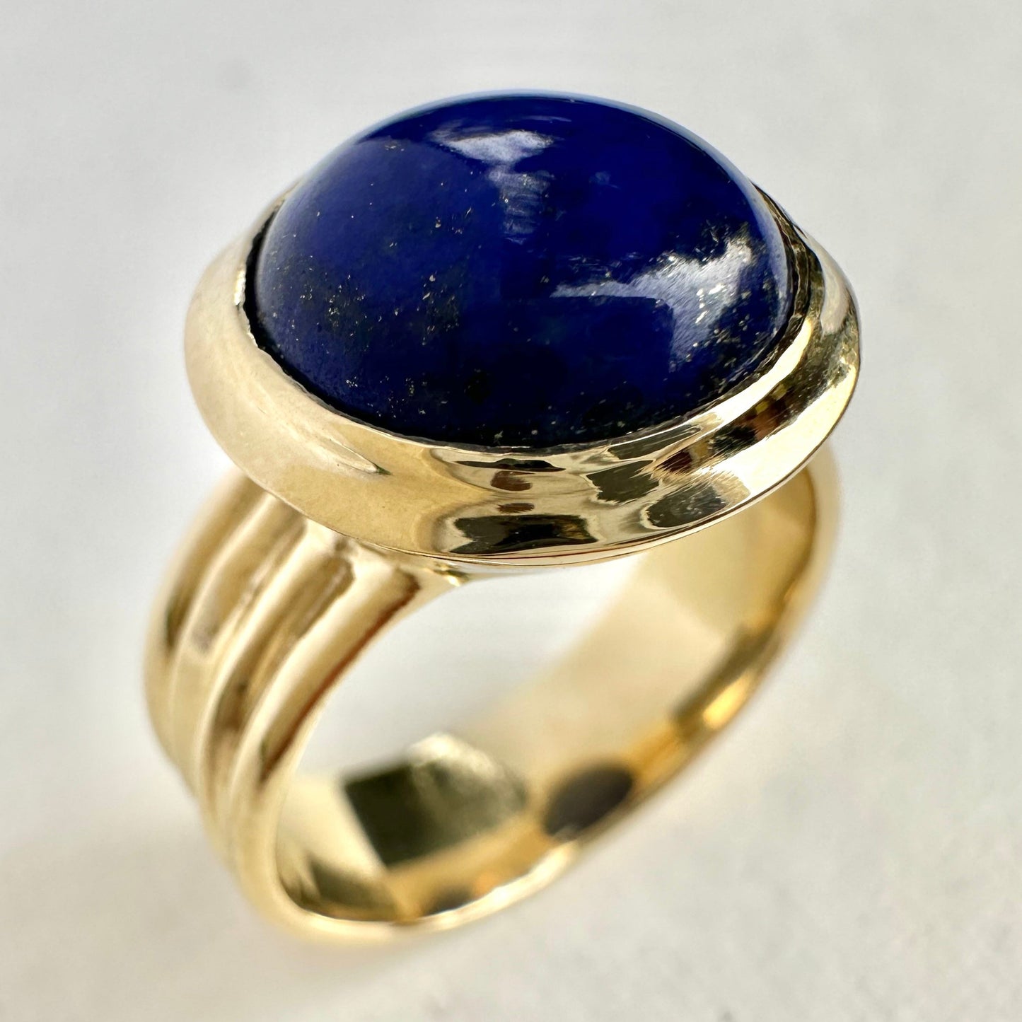 Lapis Lazuli Ring - Gold