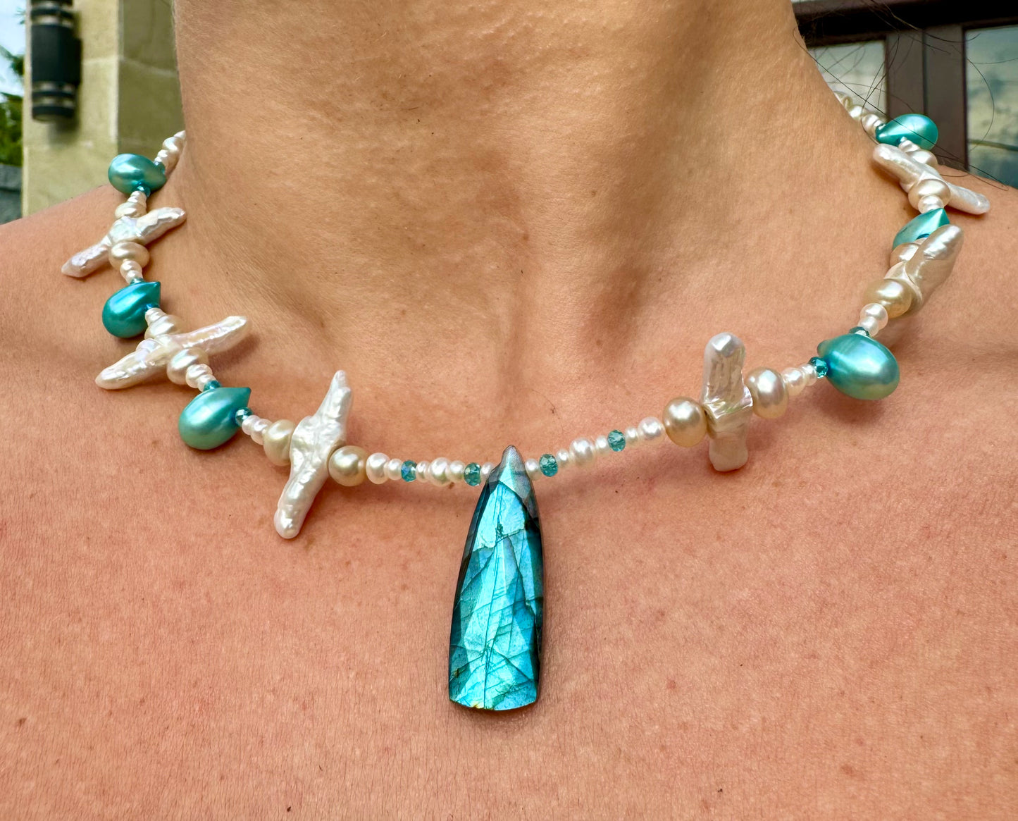 Labarodite Lagoon Necklace