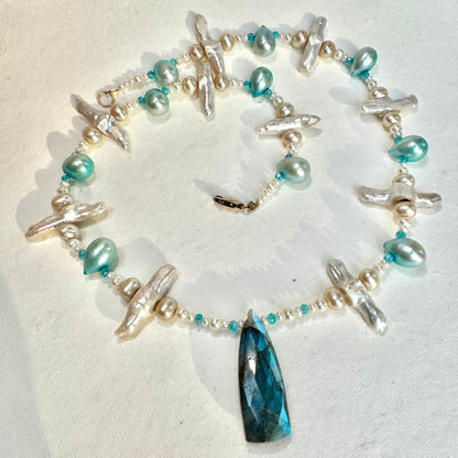 Labarodite Lagoon Necklace